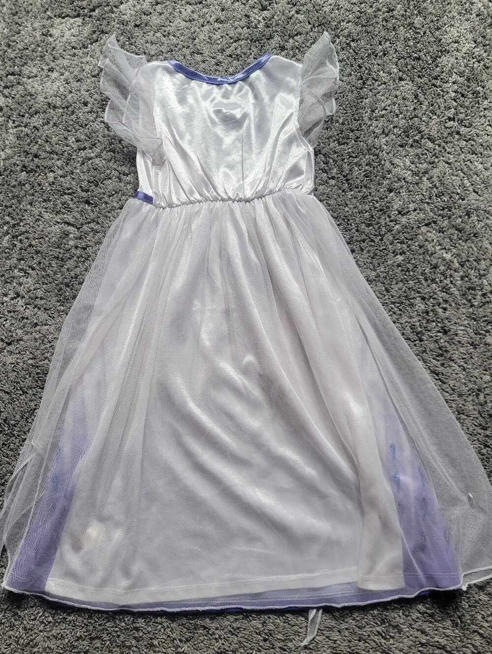 Disney Frozen II Elsa Purple and White Princess Nightgown Dress Size 4T - Picture 4 of 6